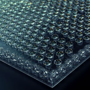 polymer optics microlens array